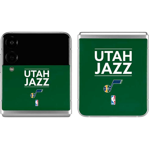 NBA Utah Jazz Standard - Yellow Galaxy Z Flip4 5G Skin